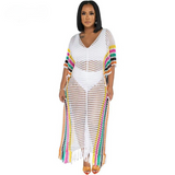 ContourCurve Sexy V-Cut Beach Swimwear Coastal Dress