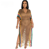 ContourCurve Sexy V-Cut Beach Swimwear Coastal Dress