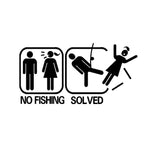 Catch & Chuckle: Funny Fishing Decal