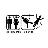 Catch & Chuckle: Funny Fishing Decal
