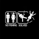 Catch & Chuckle: Funny Fishing Decal