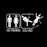 Catch & Chuckle: Funny Fishing Decal
