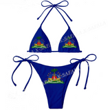 Flag of Resilience Caribbean String Bikini Set