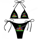 Flag of Resilience Caribbean String Bikini Set