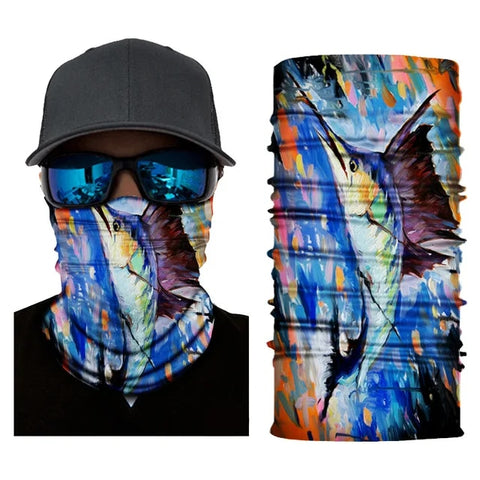 DryFlex Protect: Deep Splash Unisex Angler Fishing Face Mask