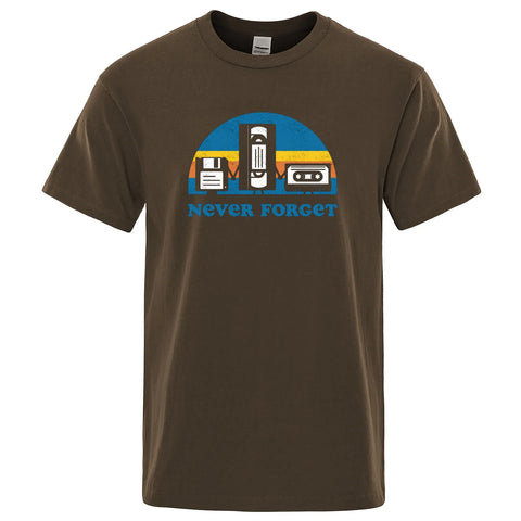 Gone to the Big Digital Cloud: Nostalgic Data Media T-Shirt