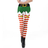HolidayHustle: Women's Christmas Workout Fitness Leggings