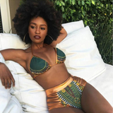 Olmec Amazon Queen Sun-kissed String Bikini Set