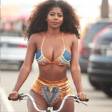 Olmec Amazon Queen Sun-kissed String Bikini Set