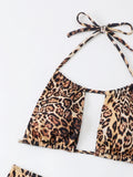 Fierce Feline Jungle Safari String Bikini Set