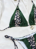Leopard Luxe Jungle Safari String Bikini Set