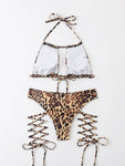 Fierce Feline Jungle Safari String Bikini Set