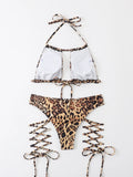 Fierce Feline Jungle Safari String Bikini Set