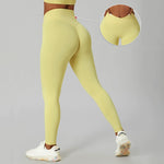 TMG Sports Fitness Cross-Waist Leggings Set