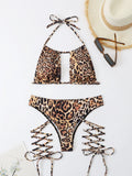 Fierce Feline Jungle Safari String Bikini Set