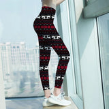 JingleJog: Women's Holiday Party Fitness Leggings