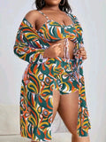 Full Figure Passion Fusion Push Up Bikini Short Set