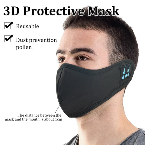 BestFit: Protective Stereo Bluetooth Sports Face Mask