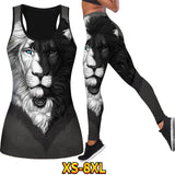 RoarFit: Animal Print Leggings Exercise Set