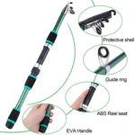 CastAway Adventure Telescopic Fishing Trip Rod Kit w/ Lures