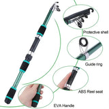 CastAway Adventure Telescopic Fishing Trip Rod Kit w/ Lures