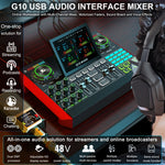 All-In-1 Production Studio G10 Audio Mixer & Vocal Effects Workstation