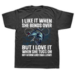Laughing All the Way to the Lake: Tug On My Worm Bass Fish T-shirt