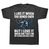 Laughing All the Way to the Lake: Tug On My Worm Bass Fish T-shirt