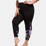 SculptFit All Seasons Curvaceous Women's Floral Leggings