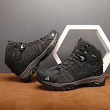 HIKEUP SummitForge™ All-Terrain Men's High-Top Hiking Boots