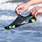 Life Is A Beach Unisex Aqua Flats Beach Shoes