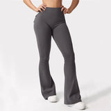 ShapeScuplt™ High Waist Flared Leggings w/Pockets