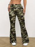 ShapeScuplt™ High Waist Camouflage Flared Leggings