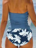 Sun-kissed Palms Island Sleeveless Bikini Set