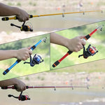 CastAway Adventure Telescopic Fishing Trip Rod Kit w/ Lures