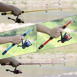 CastAway Adventure Telescopic Fishing Trip Rod Kit w/ Lures