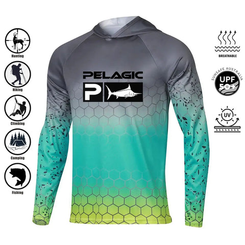SunShield Coast Angler Fishing Shirt w/Hood