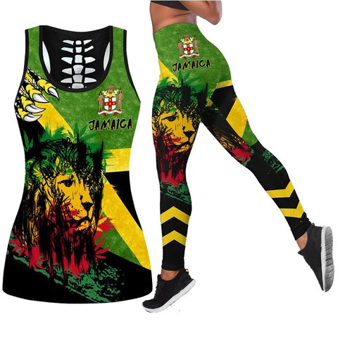 Jamaica JamFit: Sleeveless Tank and Leggings Combo