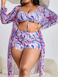 Full Figure Passion Fusion Push Up Bikini Short Set