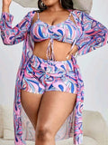 Full Figure Passion Fusion Push Up Bikini Short Set