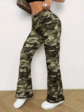 ShapeScuplt™ High Waist Camouflage Flared Leggings