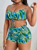 Full Figure Passion Fusion Push Up Bikini Short Set