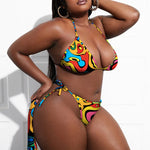 Goombey World Wide Plus Size Bikini Set