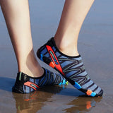 Life Is A Beach Unisex Aqua Flats Beach Shoes
