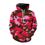 2023 New Versatile Hoodies Camouflage 3D Print Hooded Sweatshirt Pullover Men Fashion Hoodie Harajuku Street Style