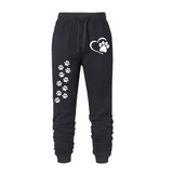 FelineFlex Active Kitty Paws Sport Fitness Joggers w/Pockets