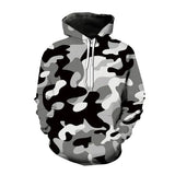 2023 New Versatile Hoodies Camouflage 3D Print Hooded Sweatshirt Pullover Men Fashion Hoodie Harajuku Street Style
