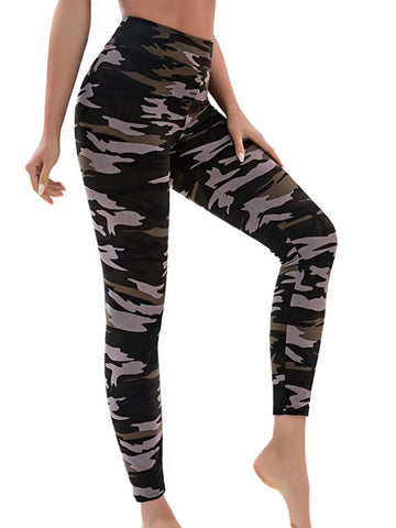 ToneFits Slim Shape Casual Fitness Camouflage Leggings