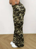 ShapeScuplt™ High Waist Camouflage Flared Leggings