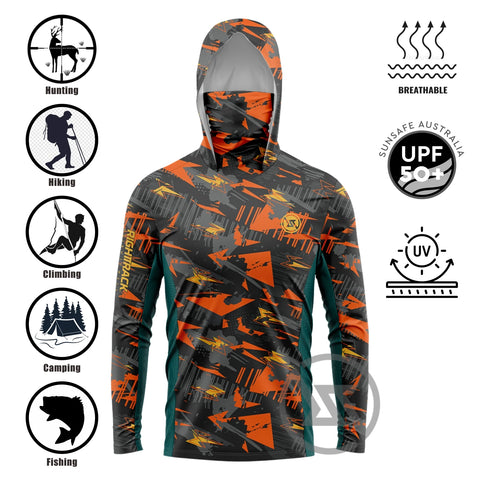 Back Woods UV Defender Fishing Shirt w/Hood